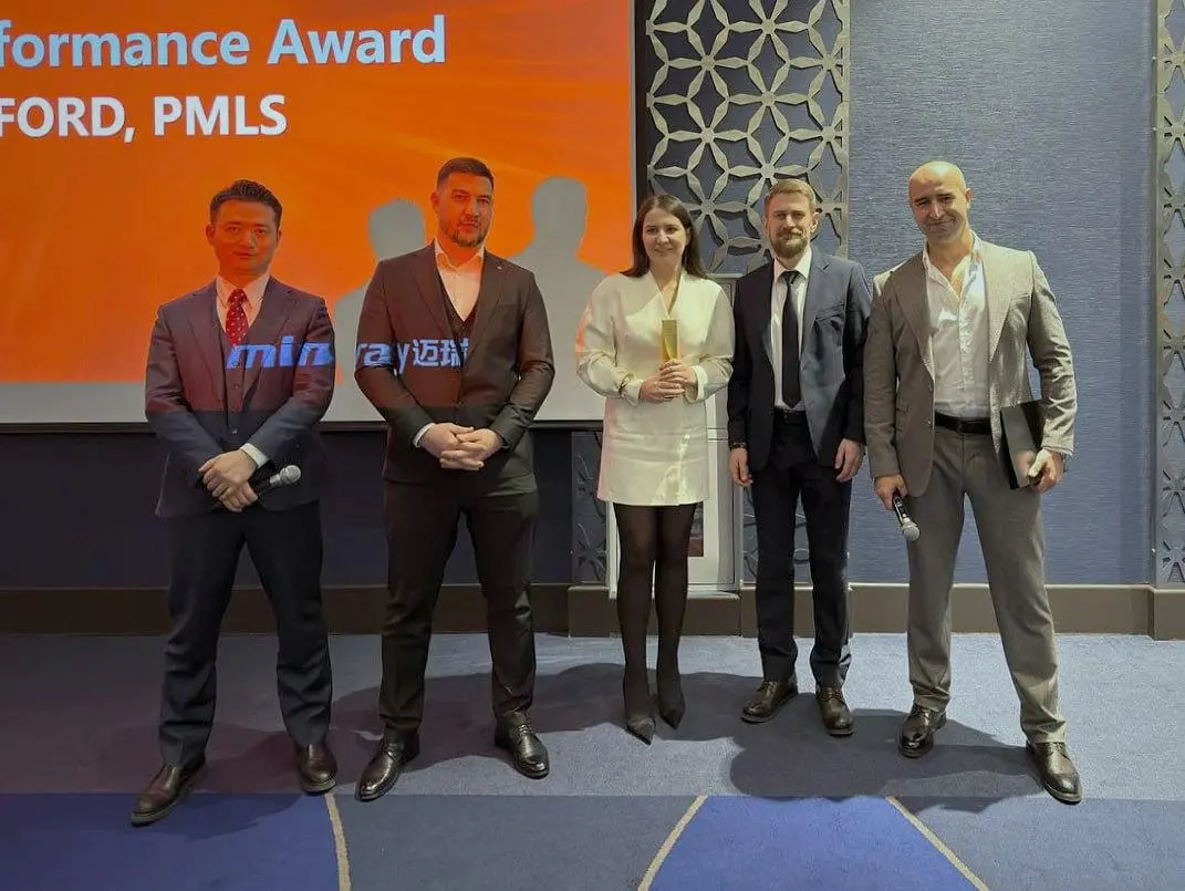 Medford — лауреат международной премии Best Performance Award от Mindray по итогам 2025 года